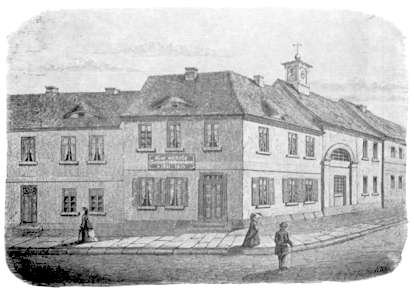 The house in Köten where Hahnemann lived